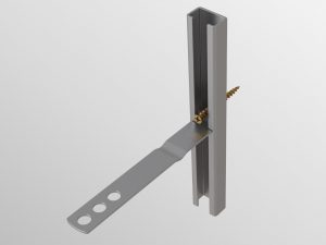 Channel and Strip Tie System for timber frame buildings - Product Image
